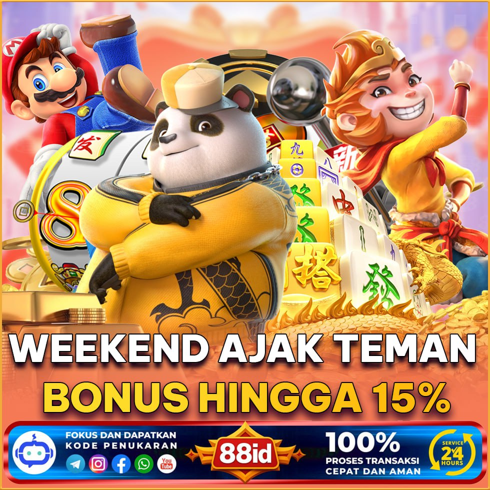 Download APK 88ID weekend ajak teman bonus hingga 15%