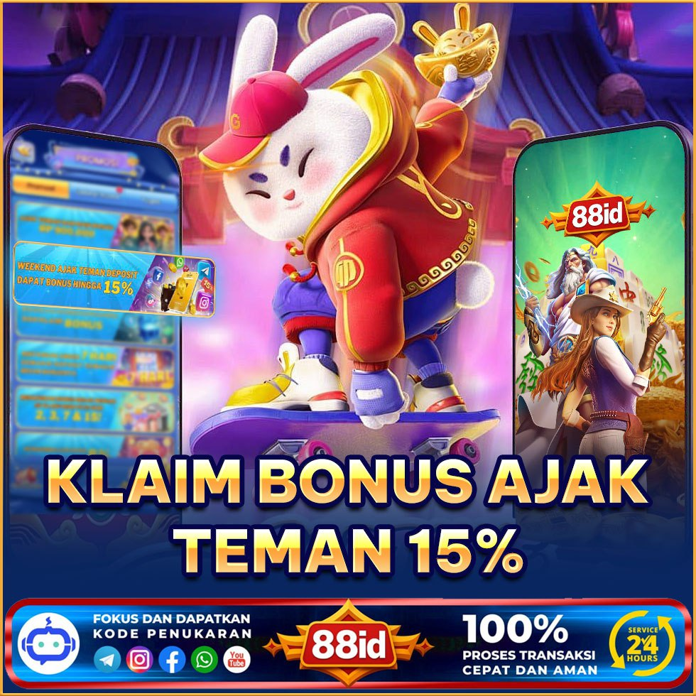 Download APK 88ID klaim bonus ajak teman 15%